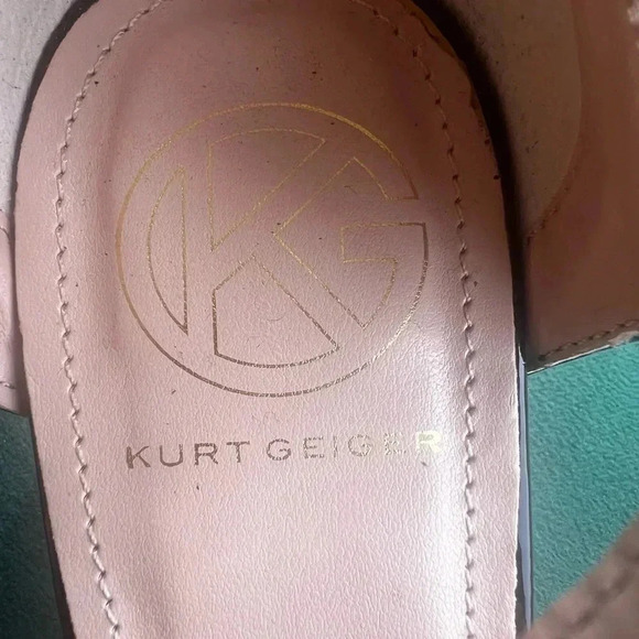 Kurt Geiger patent leather block heel pumps double ankle strap  size 7.5 (38) - Picture 6 of 7